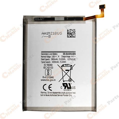 Galaxy A20 A30 A30S A50 A50S Battery 3 85V 3900mAh EB