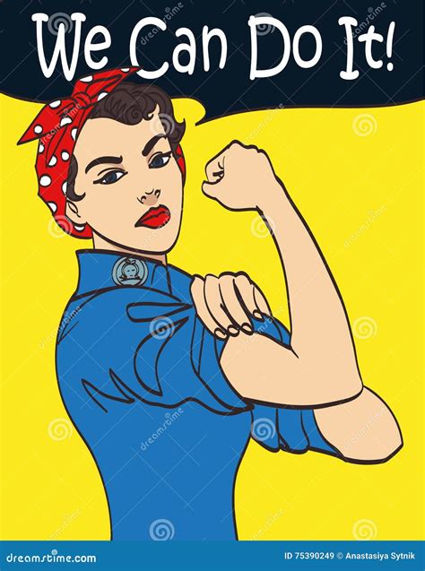 We Can Do it. Cool Vector Iconic Woman S Fist Symbol of Female Power ...