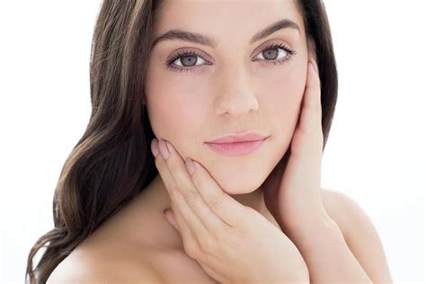 Woman With Brown Hair With Hands On Face Photograph By Ian Hooton