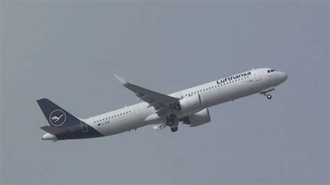 Lufthansa Airbus 321Neo D AIEB Take Off Malaga LEMG YouTube