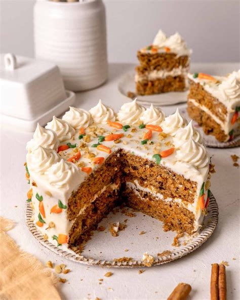 Vegan Carrot Cake Rainbow Nourishments