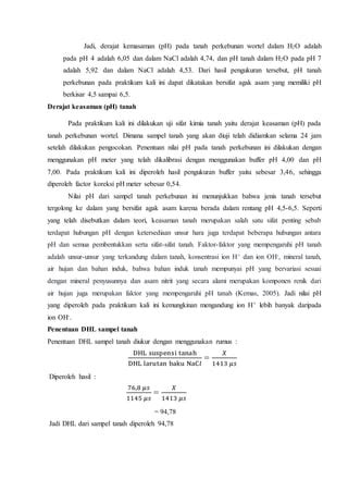 Laporan Praktikum Daya Hantar Listrik Tanah PDF