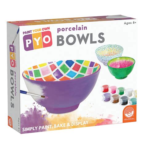 Paint Your Own Porcelain Bowls Created By Mindware Mindware