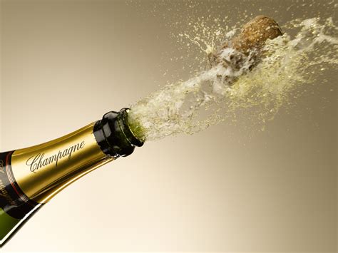long pour celebrate  champagne