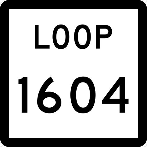 Straße Texas State Highway Loop 1604 Interstate 410 Logo Schild