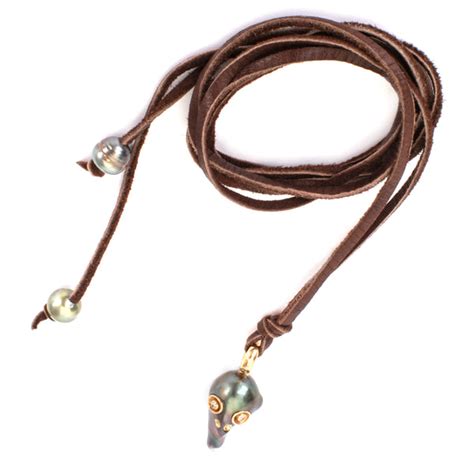 Pearl Skull Necklace Samira 13
