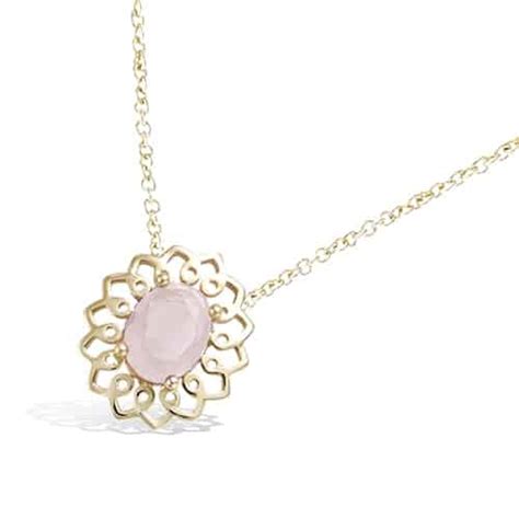 Collier Or Fleur Milky Rose Kebijoox Bijouterie En Ligne Collier