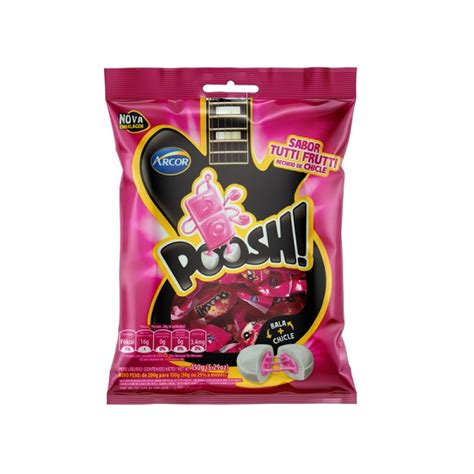 Bala Poosh Tutti Frutti Pacote G Arcor Shopee Brasil