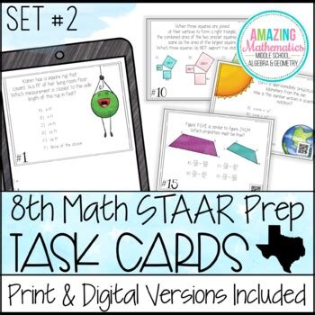 Staar Review 8th Grad Emath Teaching Resources TPT