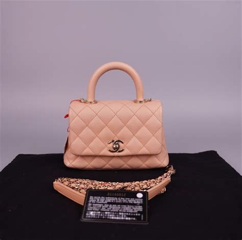 Túi Chanel Coco nude sz HC