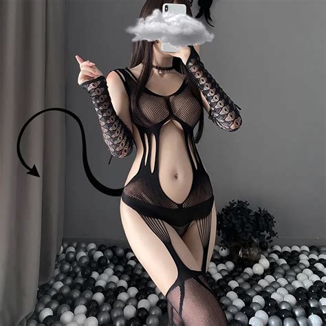 Erotic Porn Suits Sexy Women Underwear Set Mesh Elastic Bodystocking Sexy Lingerie Open Bra