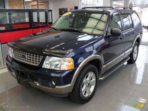 True Blue Metallic 2003 Ford Explorer Eddie Bauer 4x4 Exterior Photo 59788178