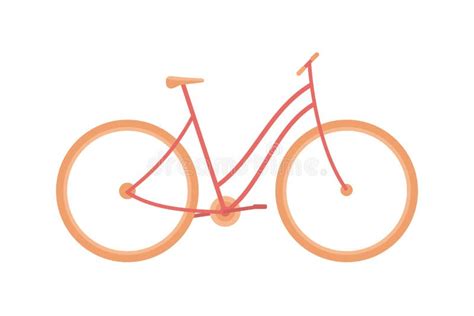 Illustration Of Coral Bike Stock Vector Illustration Of Healthy