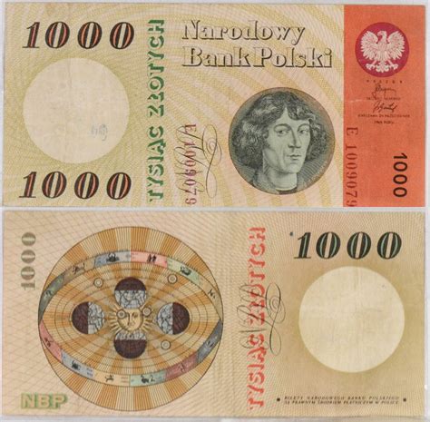 1CU BANKNOT 1000 ZŁOTYCH 1965 M KOPERNIK SERIA E 20 05 15685868105