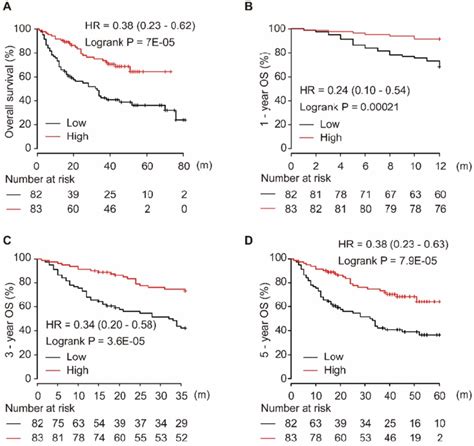 Low Expression Of Mir 139 5p Is Associated With Worse Os A 1 Year