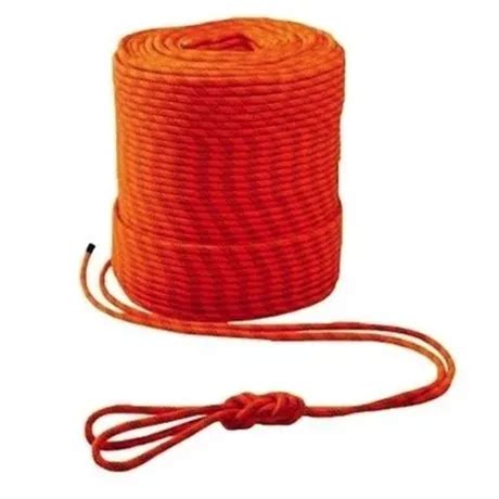 Corda Semi Estática Laranja 11 5 MM Norma NR35 100 Metros