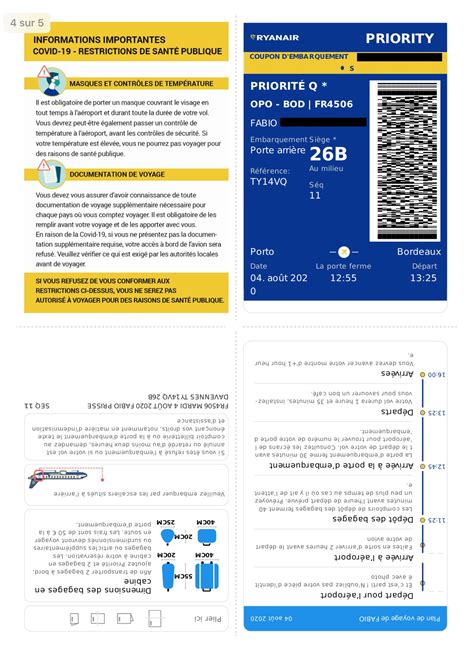 Présentation 33 imagen imprimer carte embarquement ryanair fr