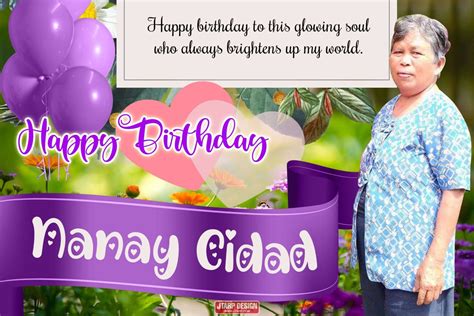 X Happy Birthday Nanay Cidad