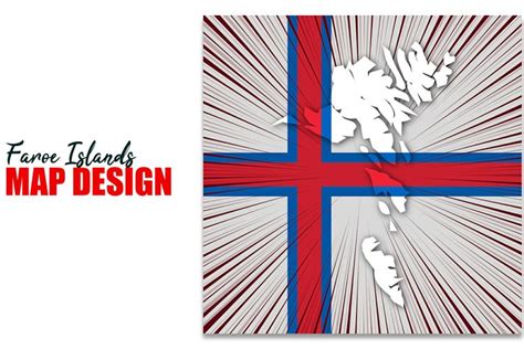 Faroe Islands Independence Day Map Design