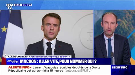 Choix du Premier Ministre Emmanuel Macron va rencontrer François