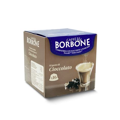 16 Capsule caffè BORBONE CIOCCOLATO compatibili Dolce Gusto