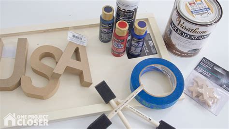 How to Make an Easy 4th of July Wood Sign: Craft Lightning