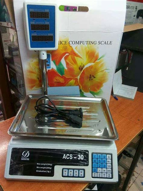 Acs 30kg Electronic Table Top Weighing Scale With Pole Biashara Kenya