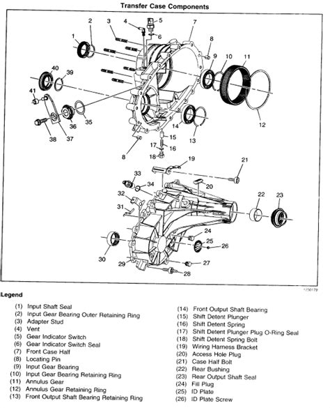 Need Diagram Of A Transfer Case For A 2004 3500 Pick Up Also Front End Assembly