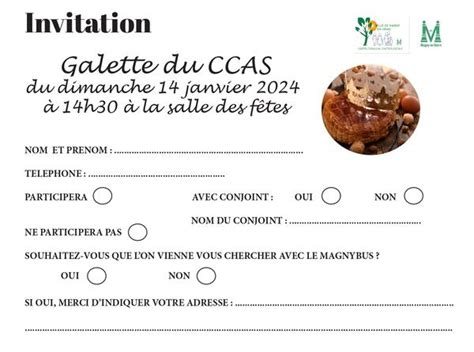 Galette Des Rois Inscriptions Jusqu Au 11 Janvier