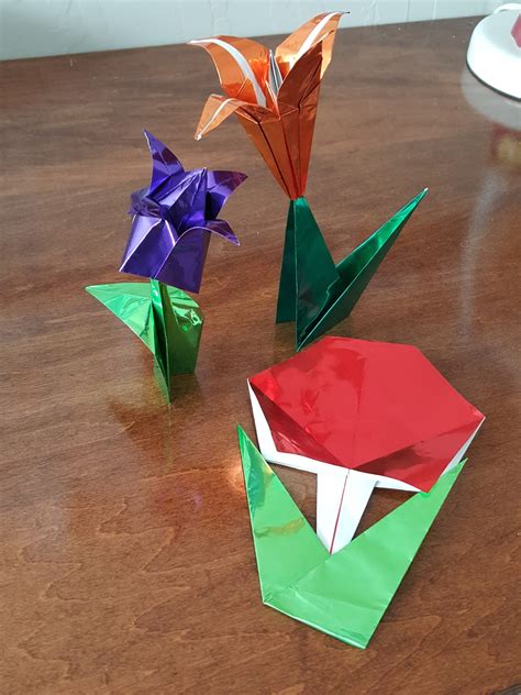 Literary Hoots: Origami Flowers Activity for Kids