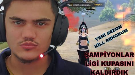 YENİ SEZON KİLL REKORUM İLK KUPAM I KALDIRDIM Pubg Mobile YouTube