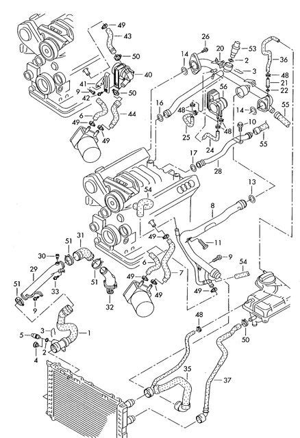 Audi A4 Cooling System Diagram