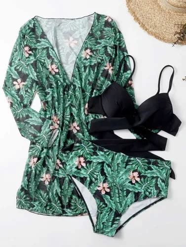 Bikini Tiro Alto Piezas Con Salida De Playa Cuotas sin interés