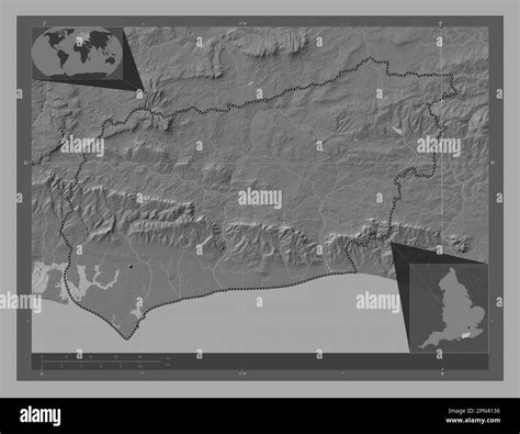 West Sussex Administrative County Of England Great Britain Bilevel