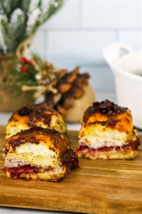 Easy Turkey Cranberry Sliders Kim Schob