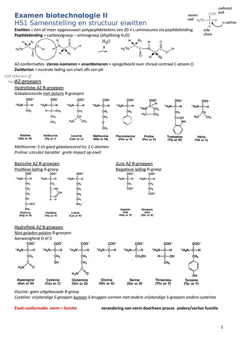 Samenvatting Examen Biotechnologie Ii Examen Biotechnologie Ii Hs1