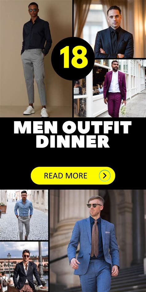 Setting The Tone Explore Men S Dinner Outfits That Exude