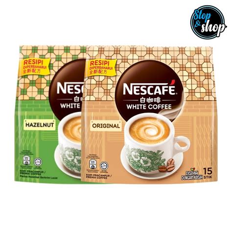 Nescafe White Coffee Original Hazelnut Shopee Malaysia