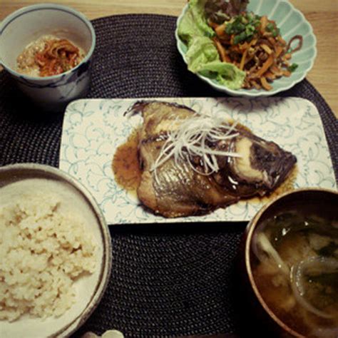 子持ちカレイの煮付け定食晩ごはん By Lotusさん レシピブログ 料理ブログのレシピ満載！