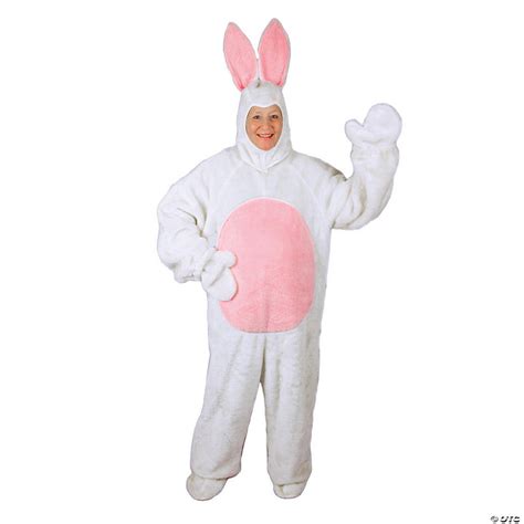 Kids Easter Bunny Suit With Hood Pink Halloween Express