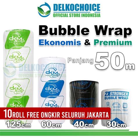 Jual Bubble Wrap Cmx M Bening Putih Hitam Tebal Kg Muat Roll