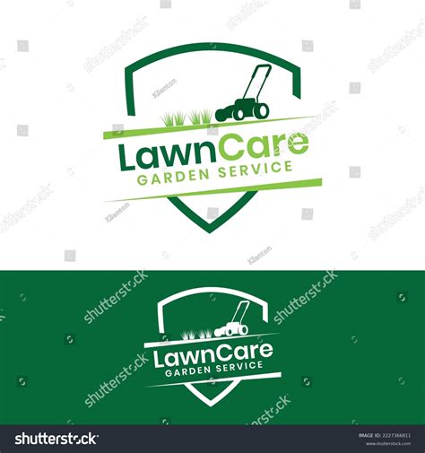 Lawn Care Service Logo Design Lawn Stock Vector Royalty Free