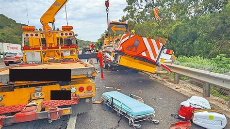 國道工程車遭追撞 妻目睹夫慘死 社會新聞 中國時報