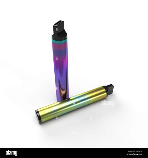 Colorful Metalic smoke Disposable Vape Pen Electronic Cigarette ...