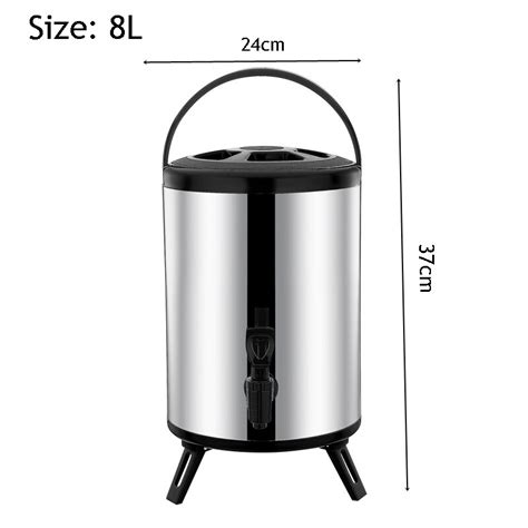 Stainless Steel L L Coffee Milk Tea Ice Bucket Water Dispenser Hot