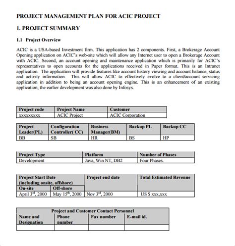 Configuration Management Template Free Free Templates Printable