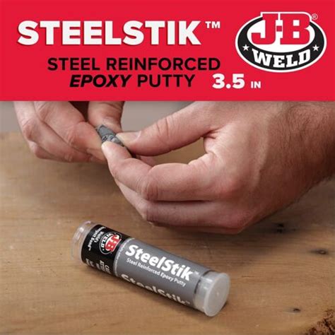 Jb Weld Steel Stick Metal Repair Reinforced Epoxy Putty Adhesive