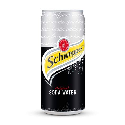 Schweppes Soda Water Can 200ml