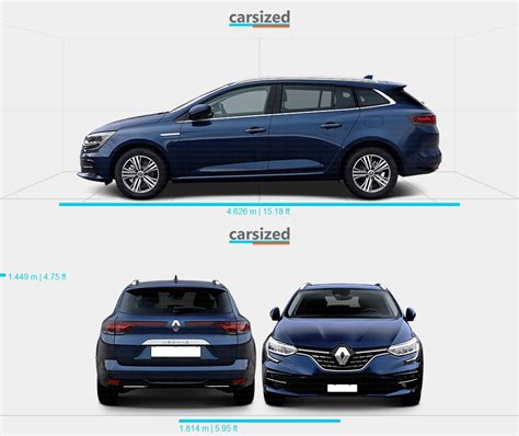 Renault Megane Dimensiones Vista Lateral