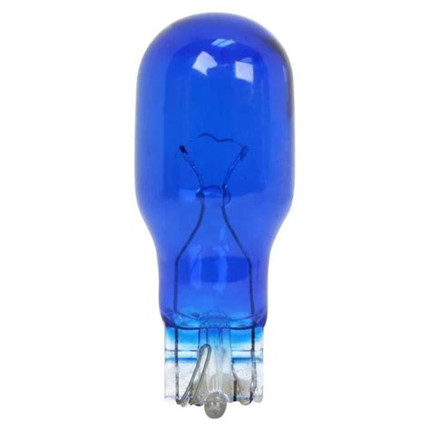 Feit Electric 4 Watt Incandescent T5 Blue Wedge Base Light Bulb 48